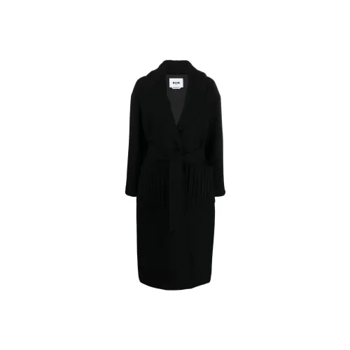 MSGM Черное Женское Пальто