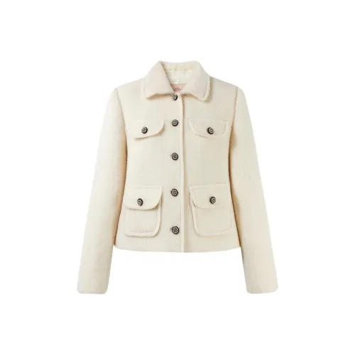 COCOON Куртки и Пальто Женские Бежево-Желтые