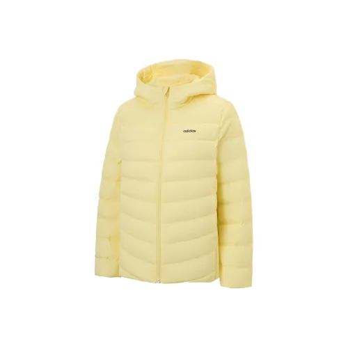 Adidas Пуховик Женский Светло-Желтый