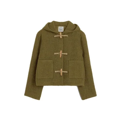 TOTEME FW23 Пальто Женское Оливково-зеленый