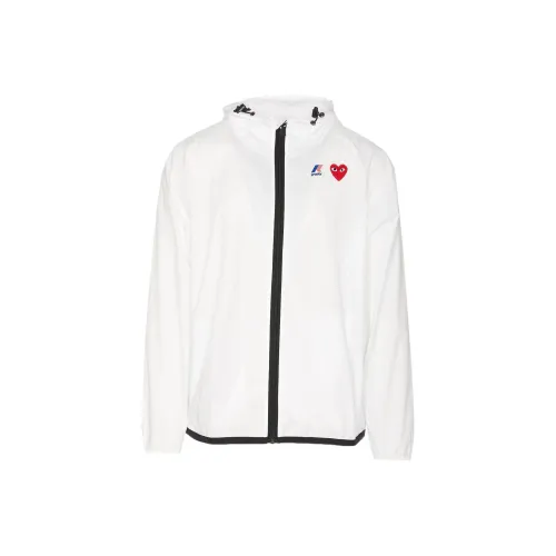 CDG Play Куртки Пальто Женские Белые