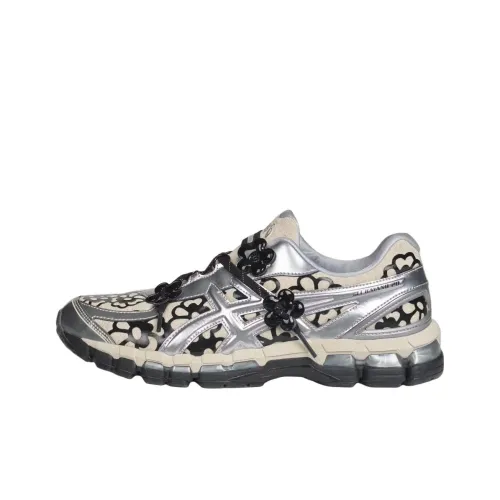 Cecilie Bahnsen x Asics Гель Kayano20 Устойчивые к абразиву Низкие Кроссовки для Бега Унисекс Серебряные