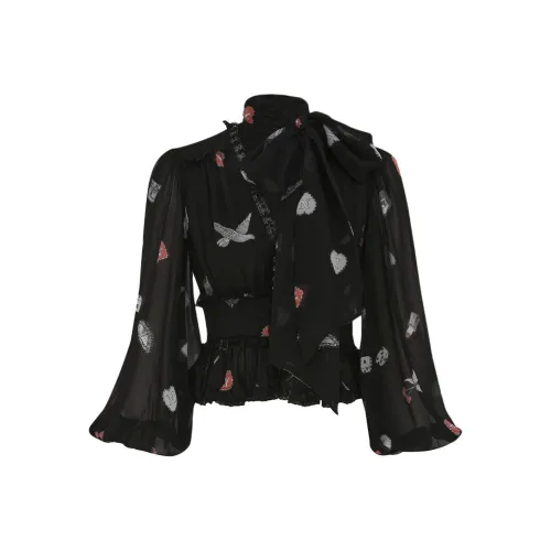 Zimmermann Черные Женские Рубашки