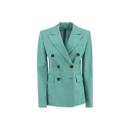 MaxMara Бизнес-костюм пальто женское зеленый