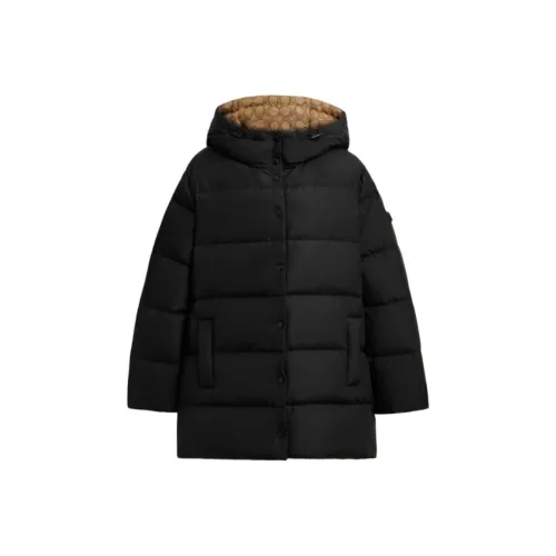 COACH FW24 Пуховик Женский Черный