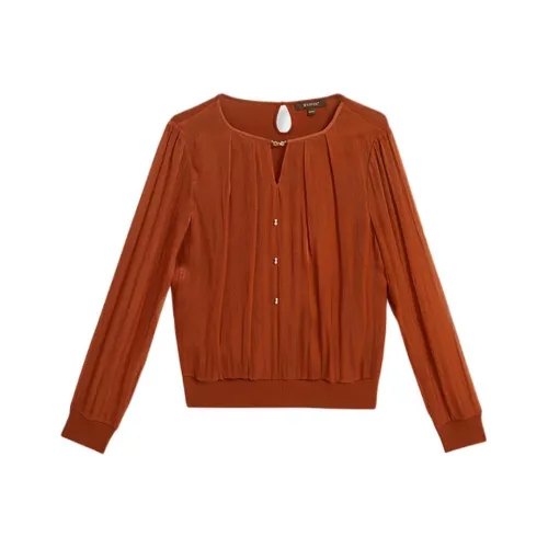 Yiner Трикотаж Женский Янтарно-Оранжевый