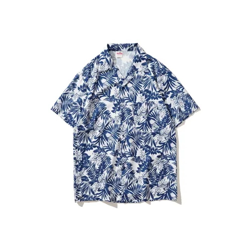 BEAR UNION Синие Унисекс Рубашки