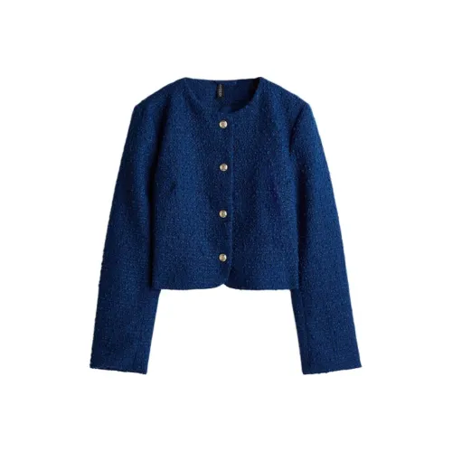 H&M Ярко-синие Женские Куртки