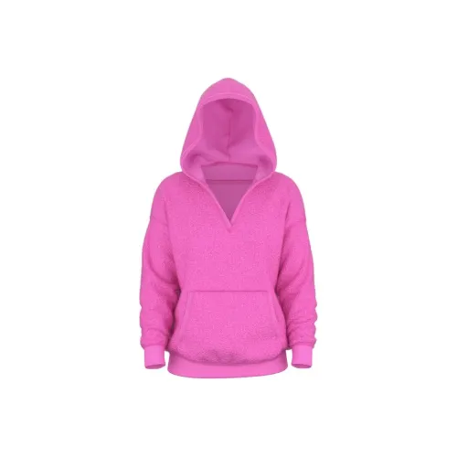 Victoria's Secret Розовый Cozy Флис Пуловер Толстовка Розовый Ягода Толстовка Женские Розовый Ягода