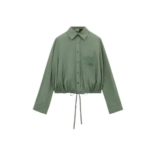 LOEWE Совместное издание Paula's Ibiza Рубашка Женская Зеленая