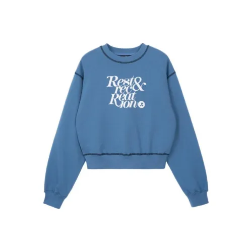 Rest Recreation SS24 Свитшот Женский Синий