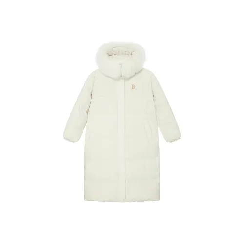 Mlb Base Logo Basic Collection Basic Boston Red Sox Пуховик Женские Темный крем