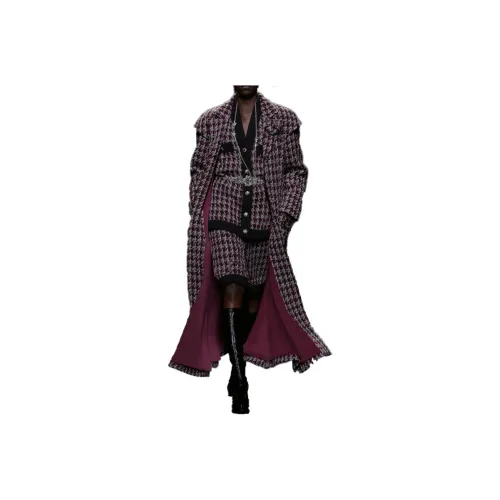 CHANEL Фиолетовое Женское Пальто