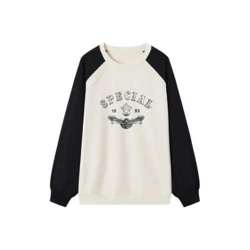 EICHITOO Свитшот Женский Экрю Trim