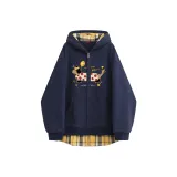 Темно-синий и желтый