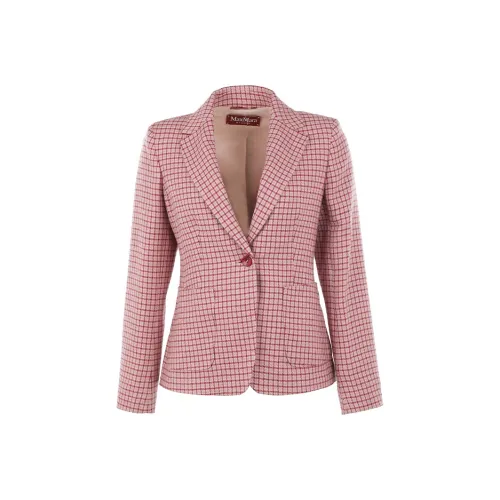 MaxMara Бизнес-костюм пальто женское розовый