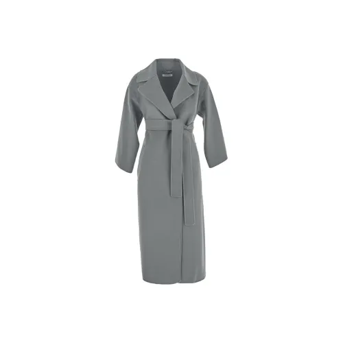 'S MAX MARA Светло-серое Женское Пальто