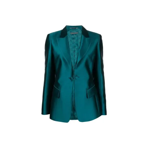 ALBERTA FERRETTI Зеленый Женские Офисные Костюмы