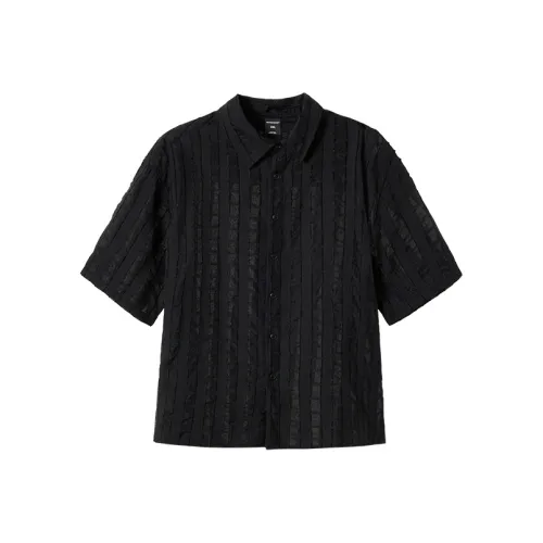 WAYNEXZAVIER Мужские Черные Рубашки