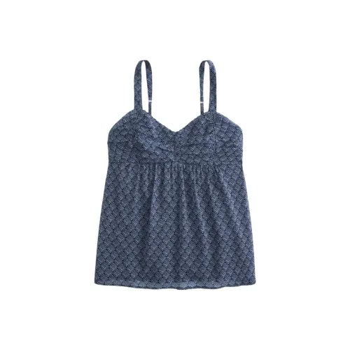 Hollister Топ на бретелях Женский Морской Синий
