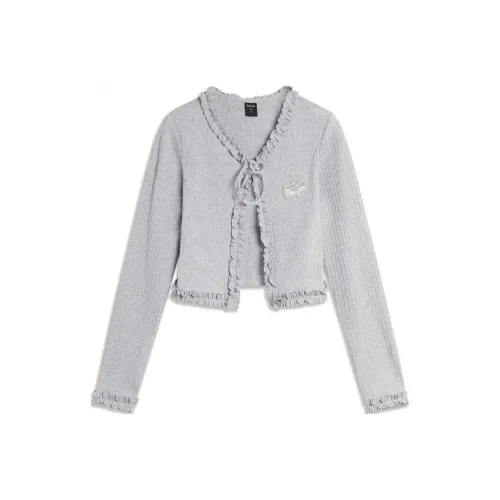 LINING x SANGPUTU LIANMINGKUAN Спортивная серия Trends Трикотаж Женский Фотиния Серый