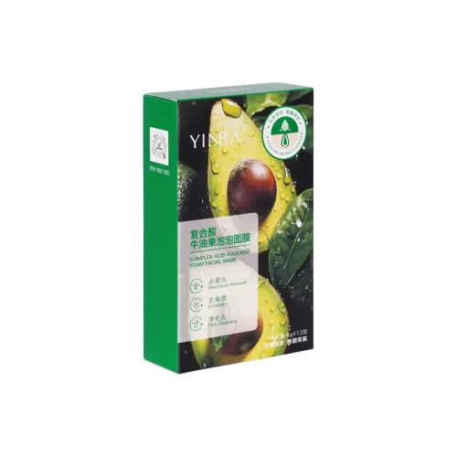 YINBA Новый Авокадо Пузырьки Маски для лица Борьба с АКНЕ Увлажнение Отшелушивание Удаление Черных Точек и Очищение