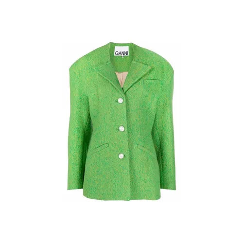 GANNI Зеленый Женские Офисные Костюмы