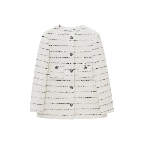 D'zzit Белое Женское Пальто