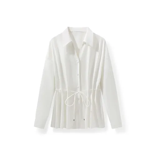 LUYOUYE Белые Женские Рубашки