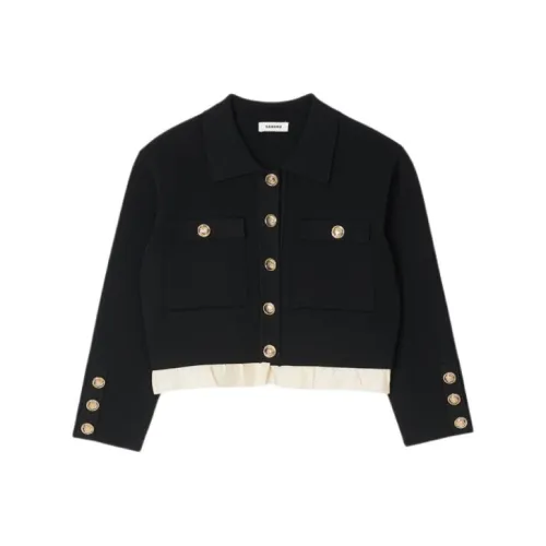 SANDRO Черный Женский Трикотаж