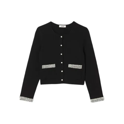 SANDRO Черный Женский Трикотаж