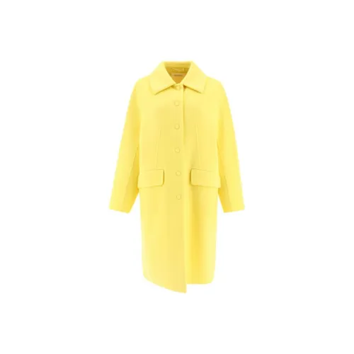 SportMax Желтое Женское Пальто