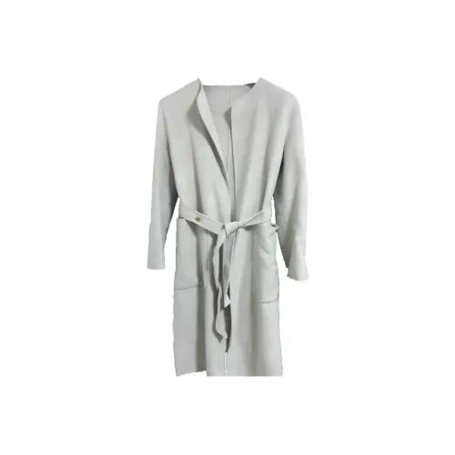 CLUB MONACO Серое Женское Пальто