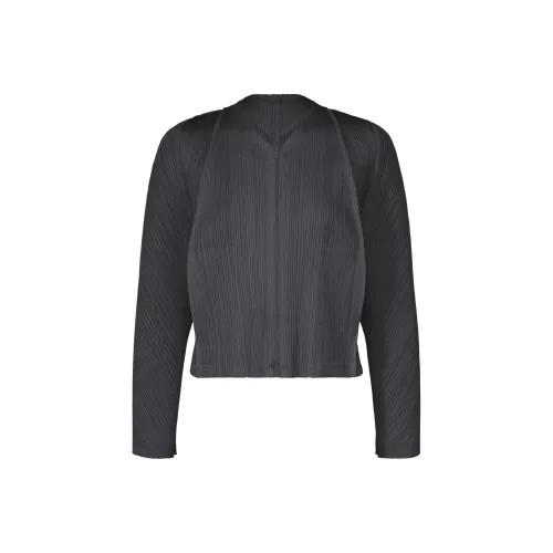 PLEATS PLEASE ISSEY MIYAKE Куртки и Пальто Женские Синий Черный