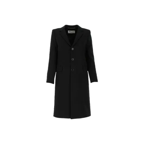 SAINT LAURENT Пальто Женское Черное