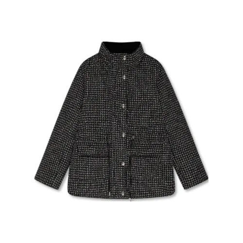 DKNY Черный и Цвет Женские Пуховики