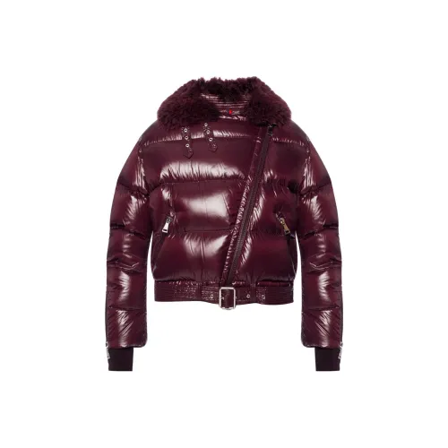 Moncler Down Jacket Coat Women's Burgundy