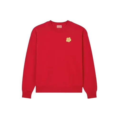 KENZO Толстовка Женская Вишнево-Красная