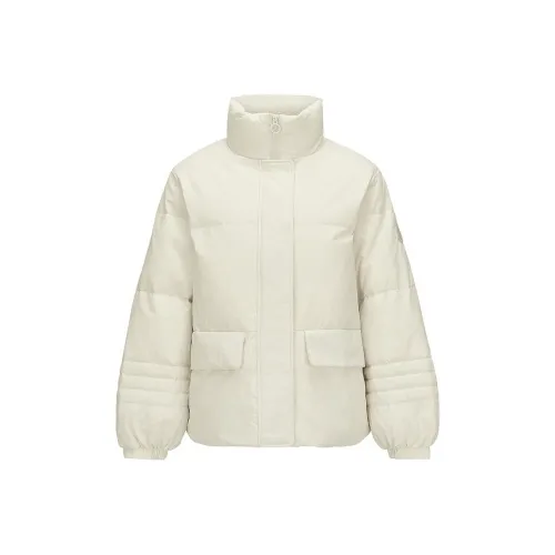 Skechers Sports Alliance Series Пуховик Женская Серебряная Береза Белый