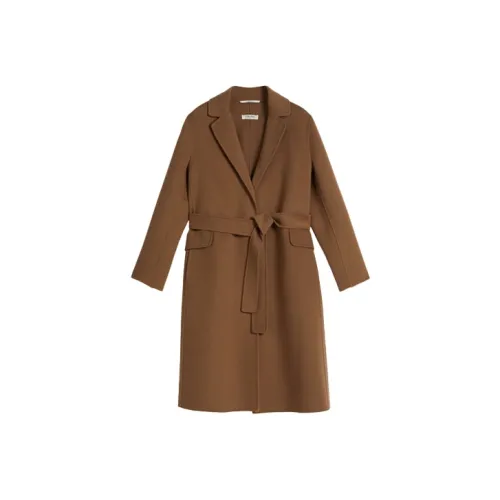 MaxMara Верблюжий Женское Пальто