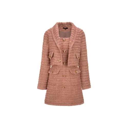 AIVEI Красно-коричневые Женские Куртки