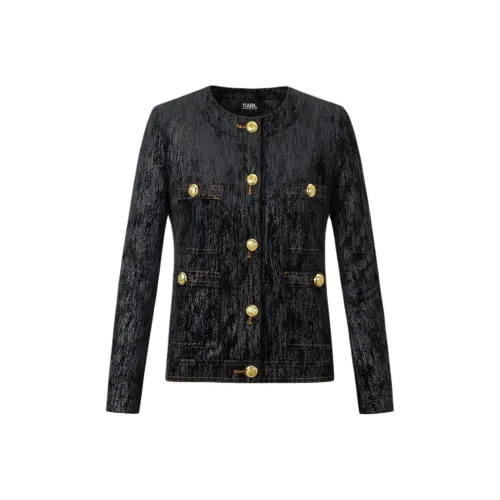 Куртки и пальто Karl Lagerfeld женские темно-синий