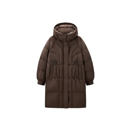 PEACEBIRD Пуховик Женские Кофе