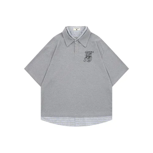 BEAR UNION Поло Женское Серое