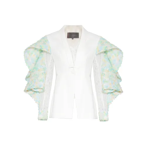 CHICCO MAO Белый Женские Офисные Костюмы