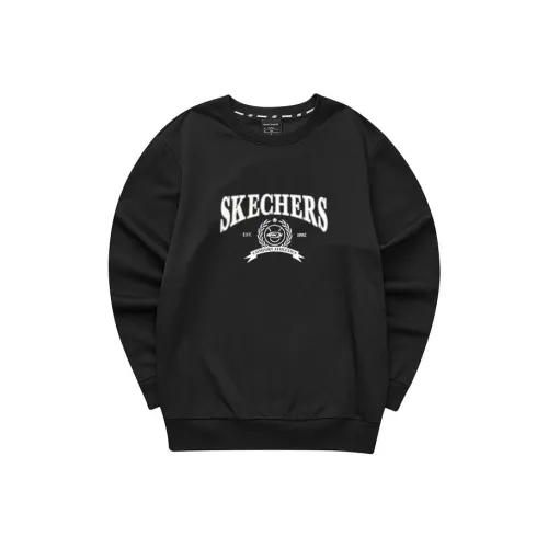 Skechers Толстовка Женская Углеродно-черная