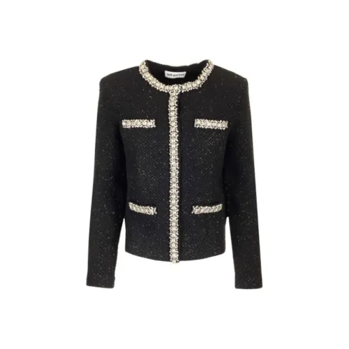 Self Portrait Трикотаж Женский Черный