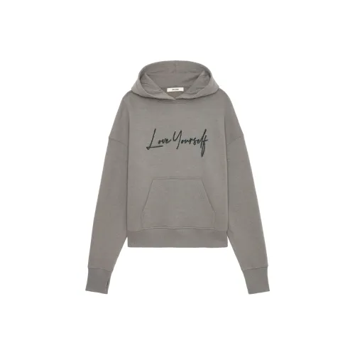 Zadig Voltaire Толстовка Женская Серого цвета