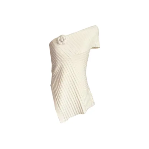 POPO.INFO Ecru Женская Трикотаж