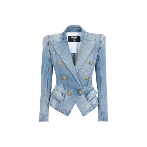 BALMAIN Синий Женские Офисные Костюмы